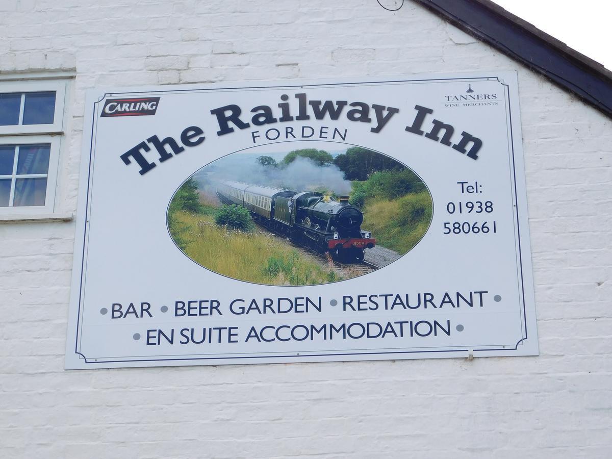 The Railway Inn Forden Exterior foto